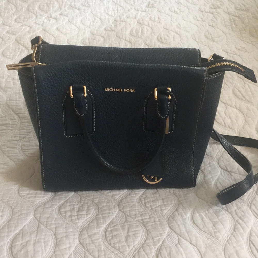 Michael Kors navy handbag